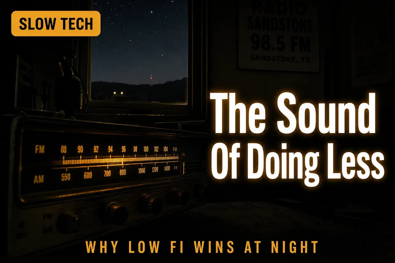 The Accidental Genius of the Marfa Public Radio Sleep Podcast: Why Low-Fi Audio is the Future of Digital Wellness