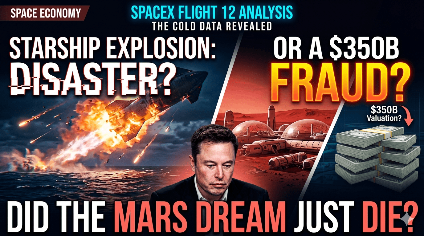 SpaceX Starship Flight 12 Exploded Over the Indian Ocean — Here's What the Data Actually Shows