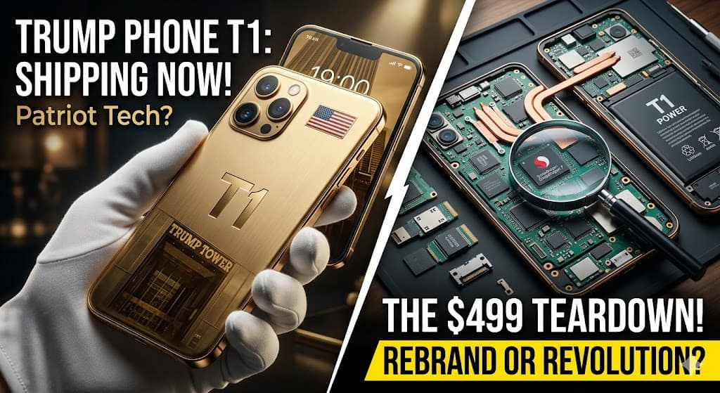 The Trump Phone T1 is Finally Shipping: Freedom Tech Revolution or $500 Gold-Plated Rebrand?
